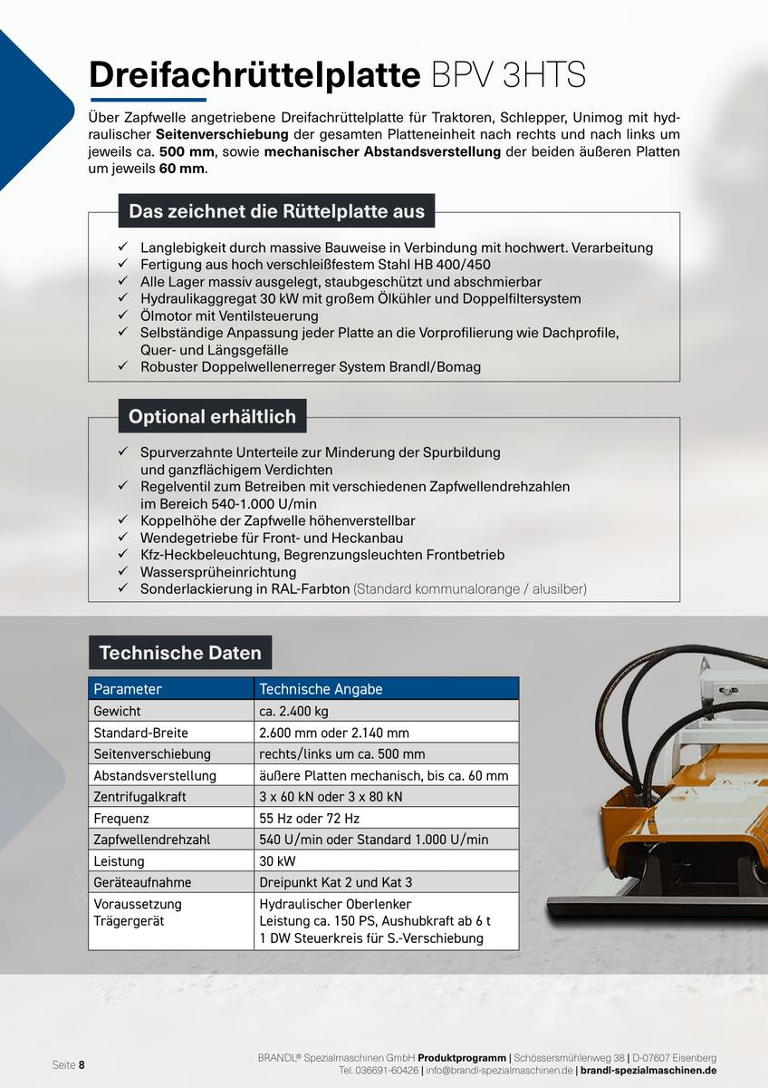 Produktmappe der BRANDL Spezialmaschinen GmbH, Seite 8 von 42