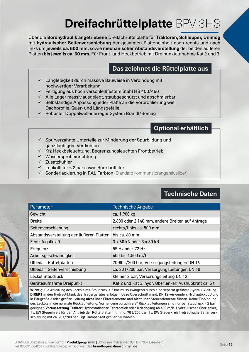 Produktmappe der BRANDL Spezialmaschinen GmbH, Seite 15 von 42