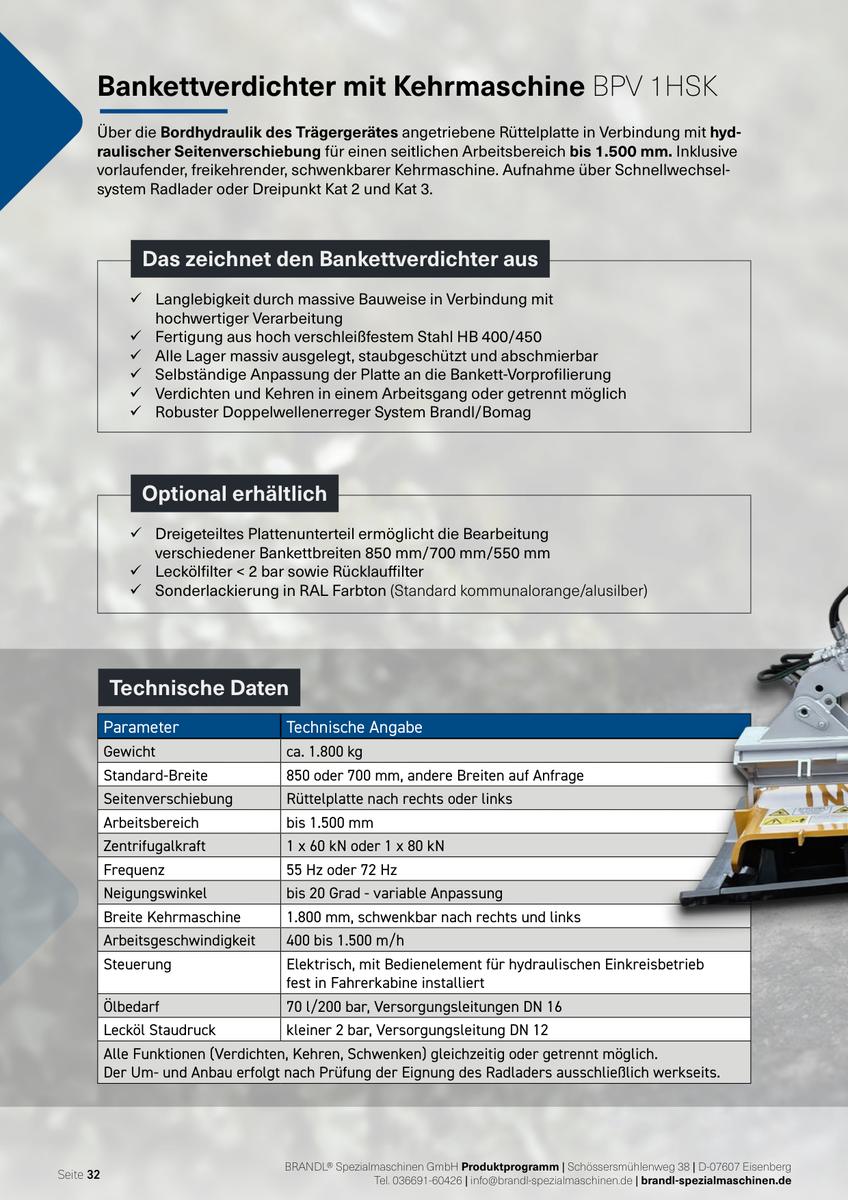 Produktmappe der BRANDL Spezialmaschinen GmbH, Seite 32 von 42