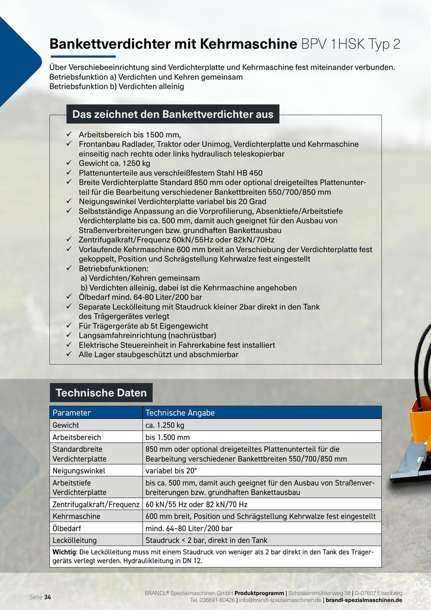Produktmappe der BRANDL Spezialmaschinen GmbH, Seite 34 von 42