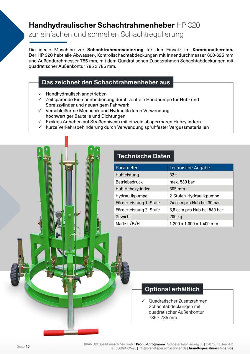 Produktmappe der BRANDL Spezialmaschinen GmbH, Seite 40 von 42