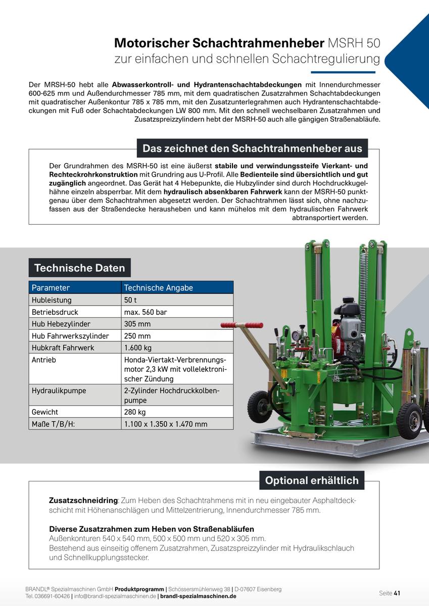 Produktmappe der BRANDL Spezialmaschinen GmbH, Seite 41 von 42